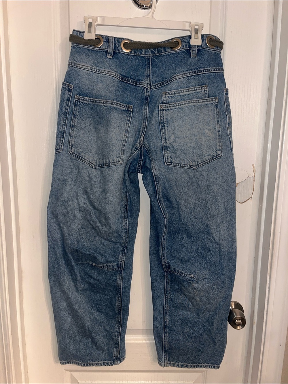 We The Free Moxie Pull-On Barrel Jeans, size 25 - Picture 8 of 14